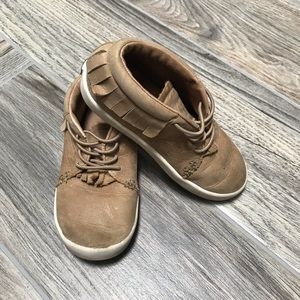 Freshly Picked Moccasin Leather Sneakers, Size 9